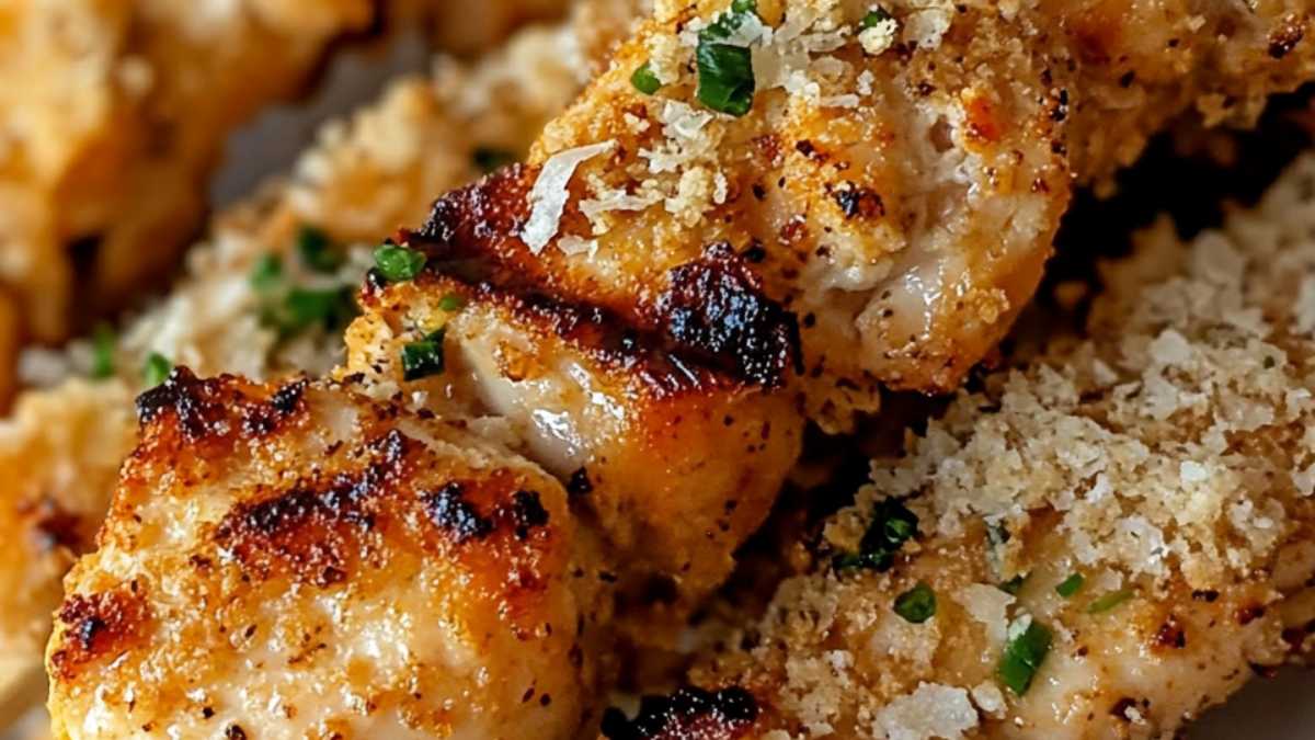 Air Fryer Garlic Parmesan Chicken